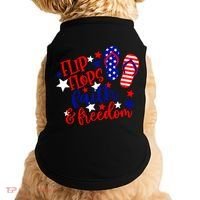 Flip Flops Faith And Freedom Doggie Tank thumb 0