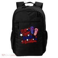 Flip Flops Faith And Freedom Backpack thumb 0