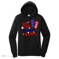 Flip Flops Faith And Freedom Women's Hoodie thumb 0