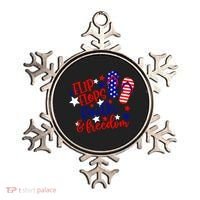 Flip Flops Faith And Freedom Ornament thumb 0