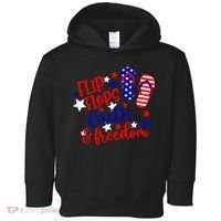 Flip Flops Faith And Freedom Toddler Hoodie thumb 0