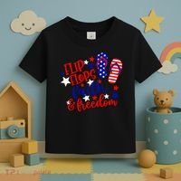 Flip Flops Faith And Freedom Toddler T-Shirt thumb 3