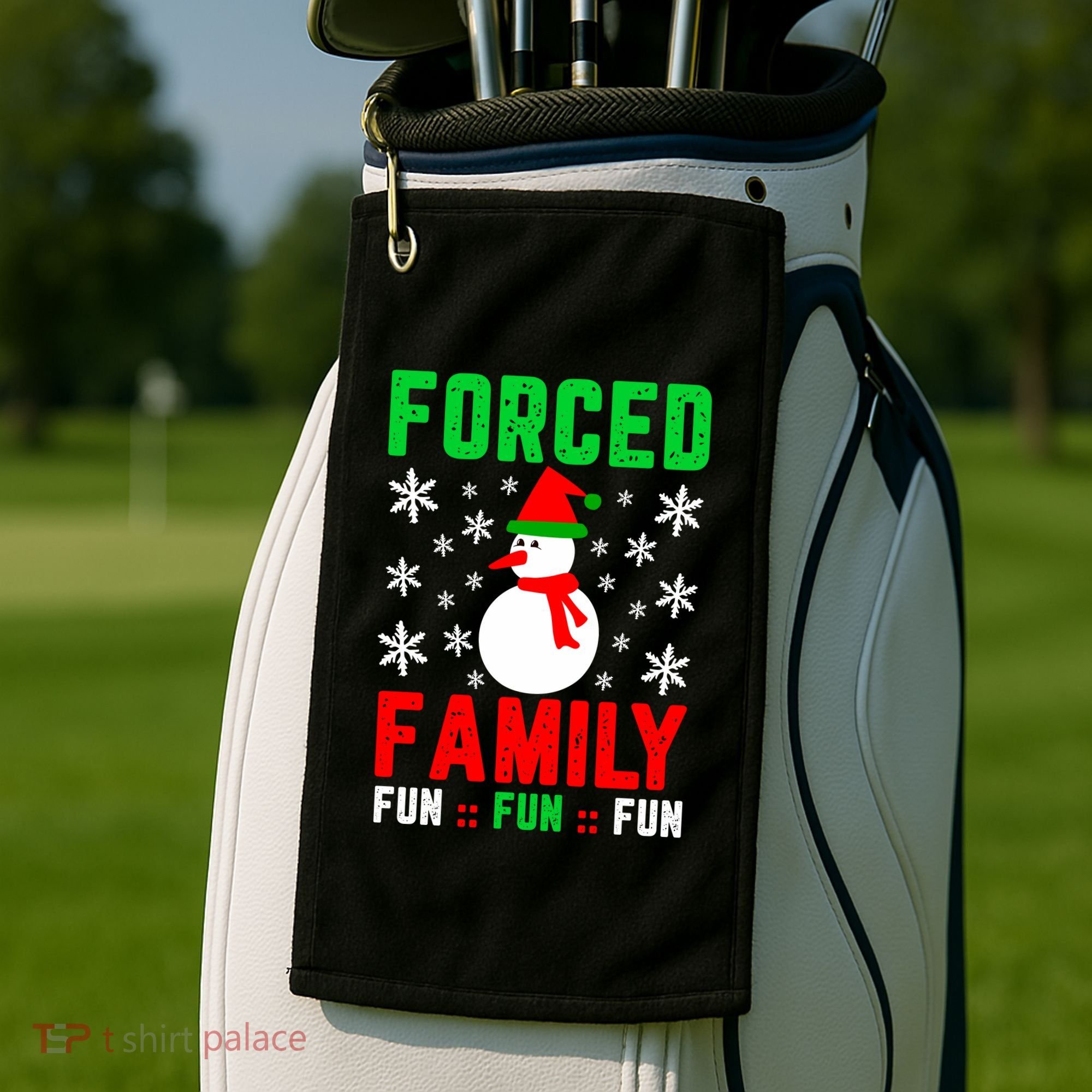 Forced Family Fun Golf Towel