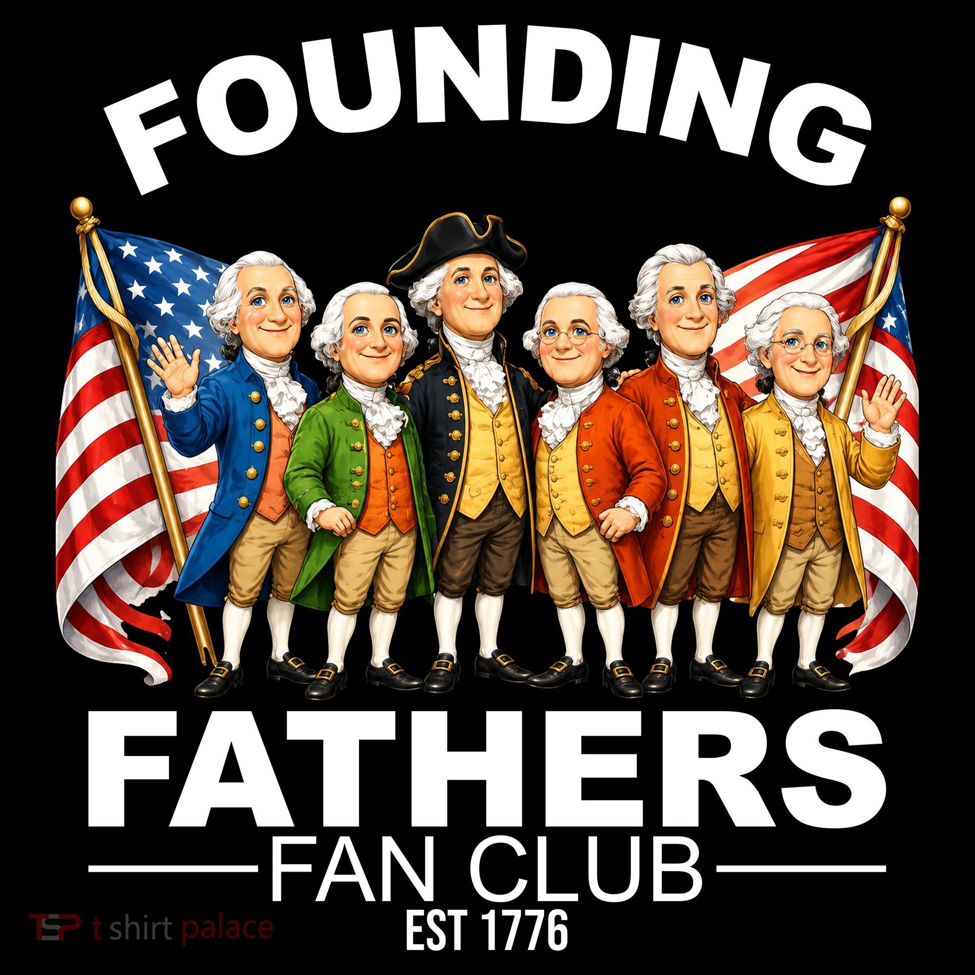 Founding Fathers Fan Club Coaster