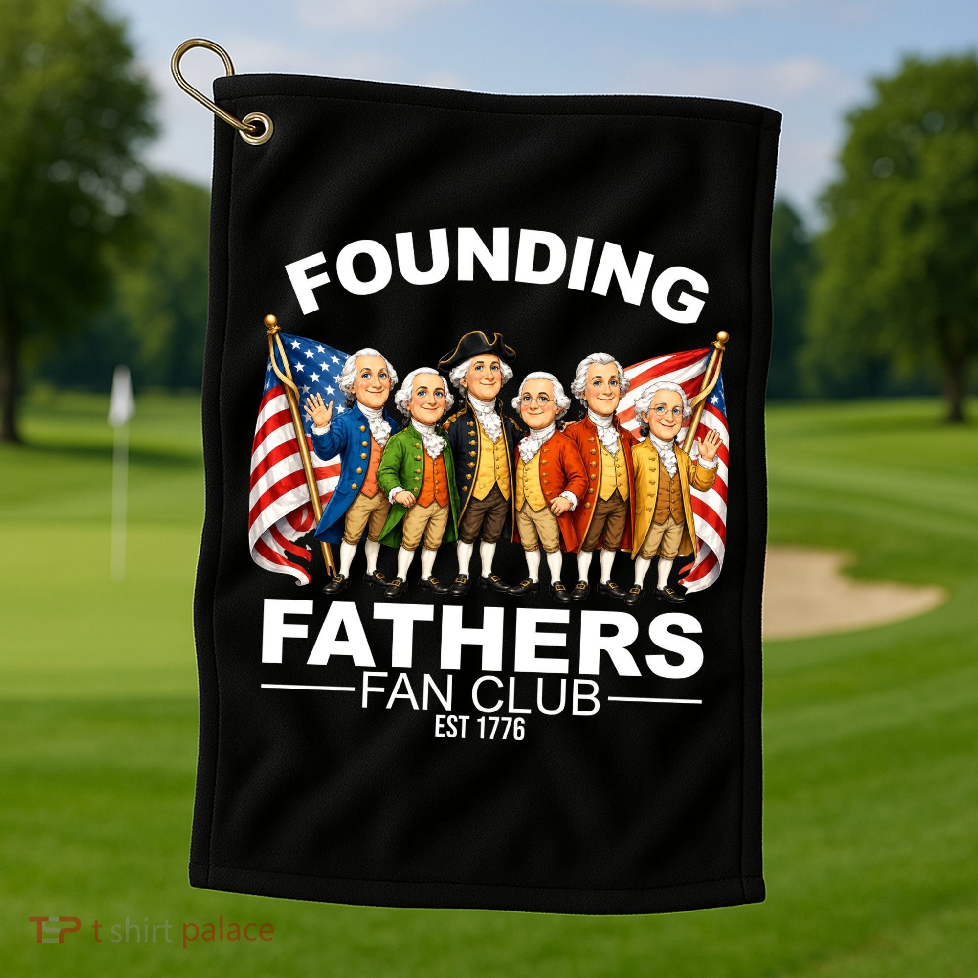 Founding Fathers Fan Club Golf Towel