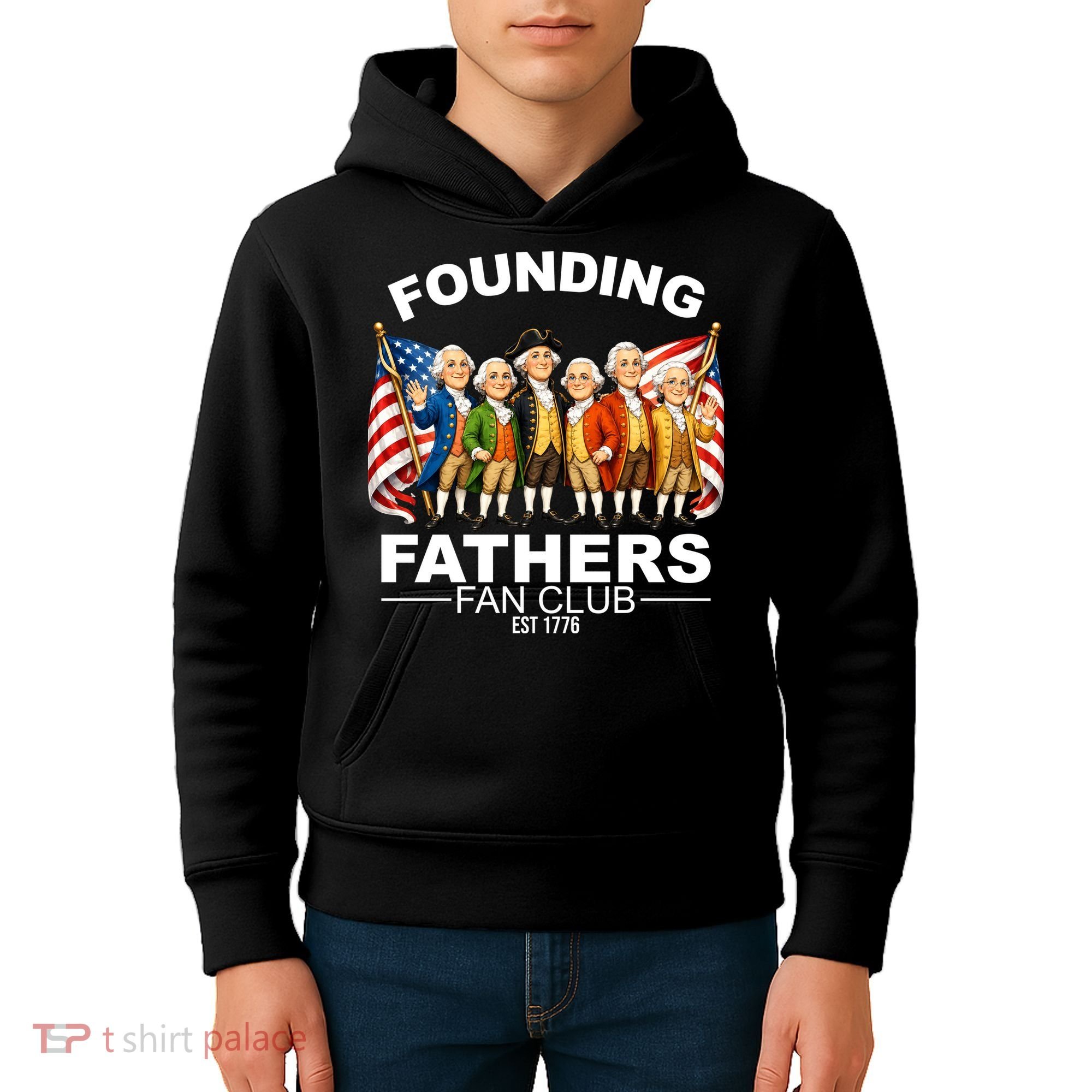 Founding Fathers Fan Club Kids Hoodie