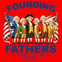 Founding Fathers Fan Club Santa Hat thumb 1