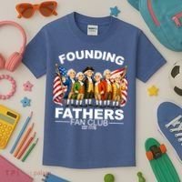 Founding Fathers Fan Club Kids T-Shirt thumb 3