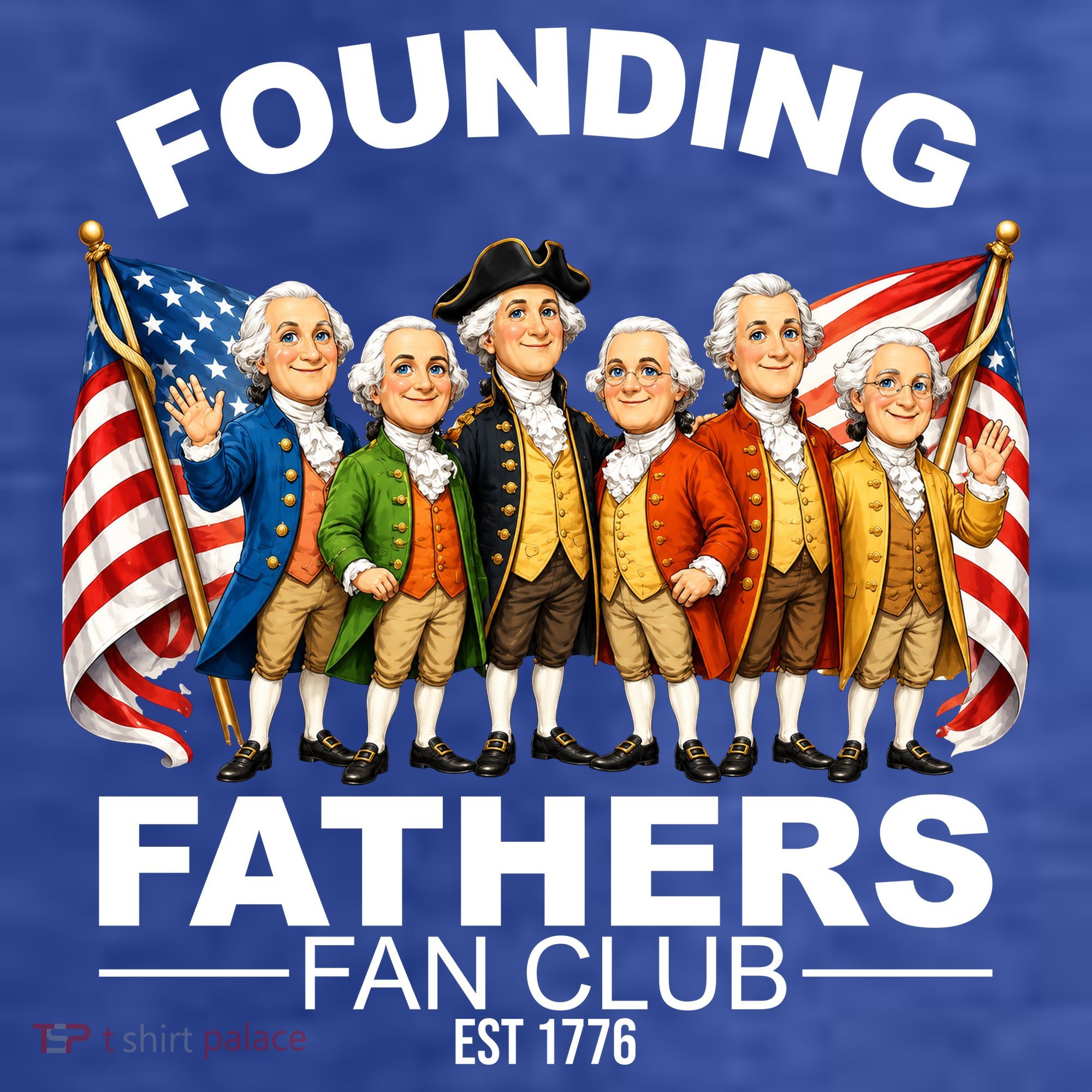 Founding Fathers Fan Club Kids T-Shirt