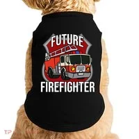 Future Firefighter Fire Fire Truck Car Gift Doggie Tank thumb 0