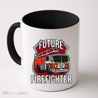 Future Firefighter Fire Fire Truck Car Gift Coffee Mug thumb 0
