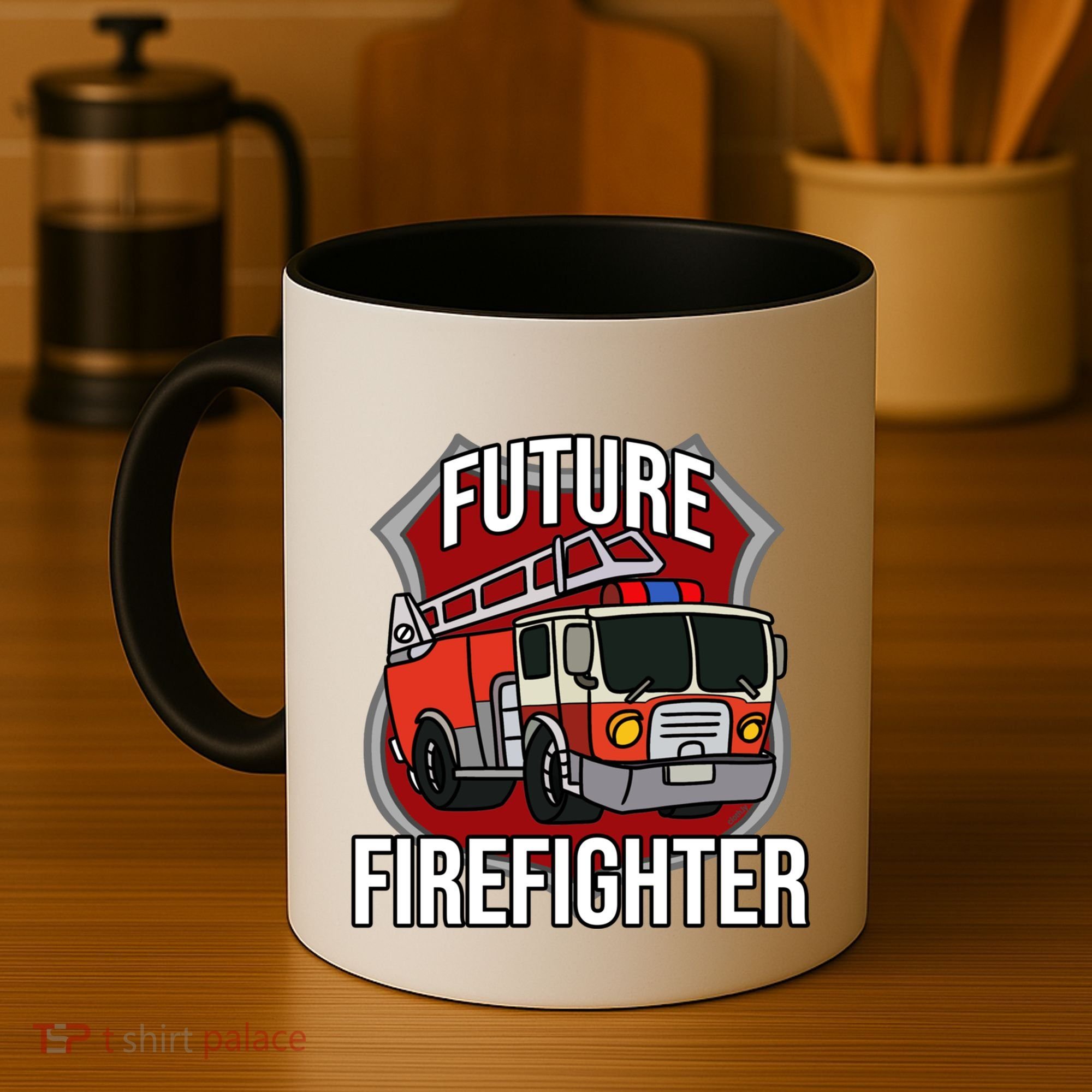 Future Firefighter Fire Fire Truck Car Gift Coffee Mug