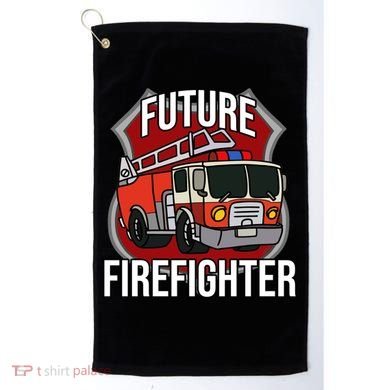 Future Firefighter Fire Fire Truck Car Gift Golf Towel