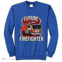 Future Firefighter Fire Fire Truck Car Gift Sweatshirt thumb 0