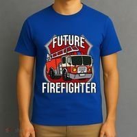 Future Firefighter Fire Fire Truck Car Gift T-Shirt thumb 3