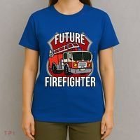 Future Firefighter Fire Fire Truck Car Gift T-Shirt thumb 4