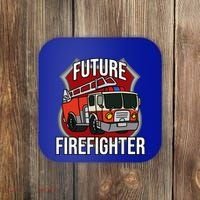 Future Firefighter Fire Fire Truck Car Gift Coaster thumb 0