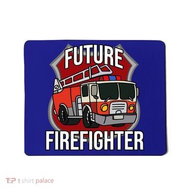 Future Firefighter Fire Fire Truck Car Gift Mousepad