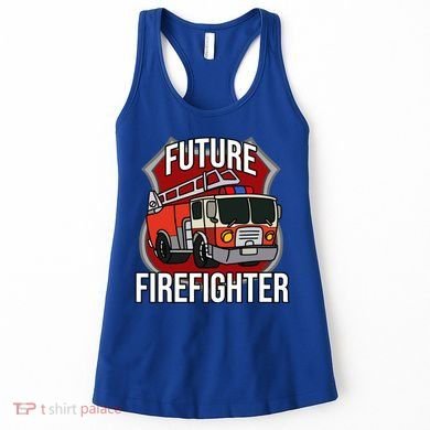 Future Firefighter Fire Fire Truck Car Gift Women's Tank Top