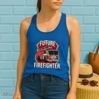 Future Firefighter Fire Fire Truck Car Gift Women's Tank Top thumb 2