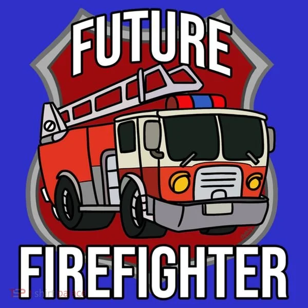 Future Firefighter Fire Fire Truck Car Gift Toddler Hoodie