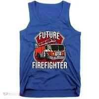 Future Firefighter Fire Fire Truck Car Gift Tank Top thumb 0