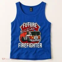 Future Firefighter Fire Fire Truck Car Gift Tank Top thumb 2