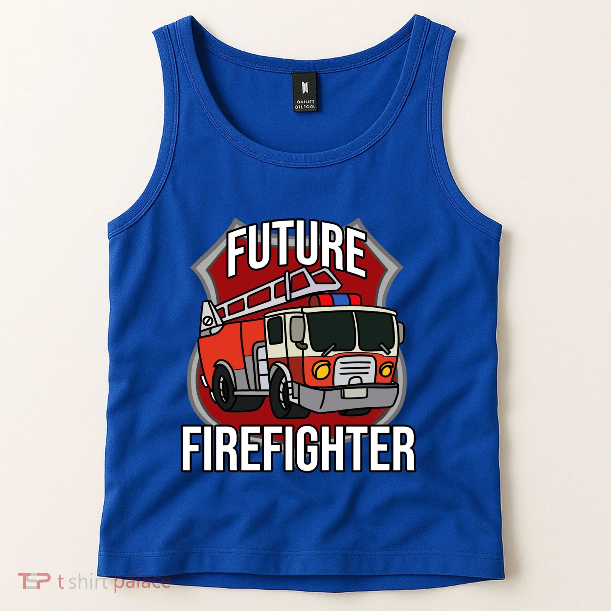 Future Firefighter Fire Fire Truck Car Gift Tank Top