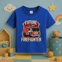 Future Firefighter Fire Fire Truck Car Gift Toddler T-Shirt thumb 3