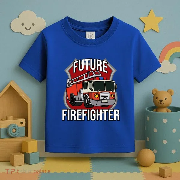 Future Firefighter Fire Fire Truck Car Gift Toddler T-Shirt