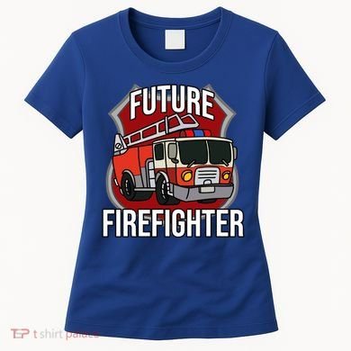 Future Firefighter Fire Fire Truck Car Gift Women's T-Shirt