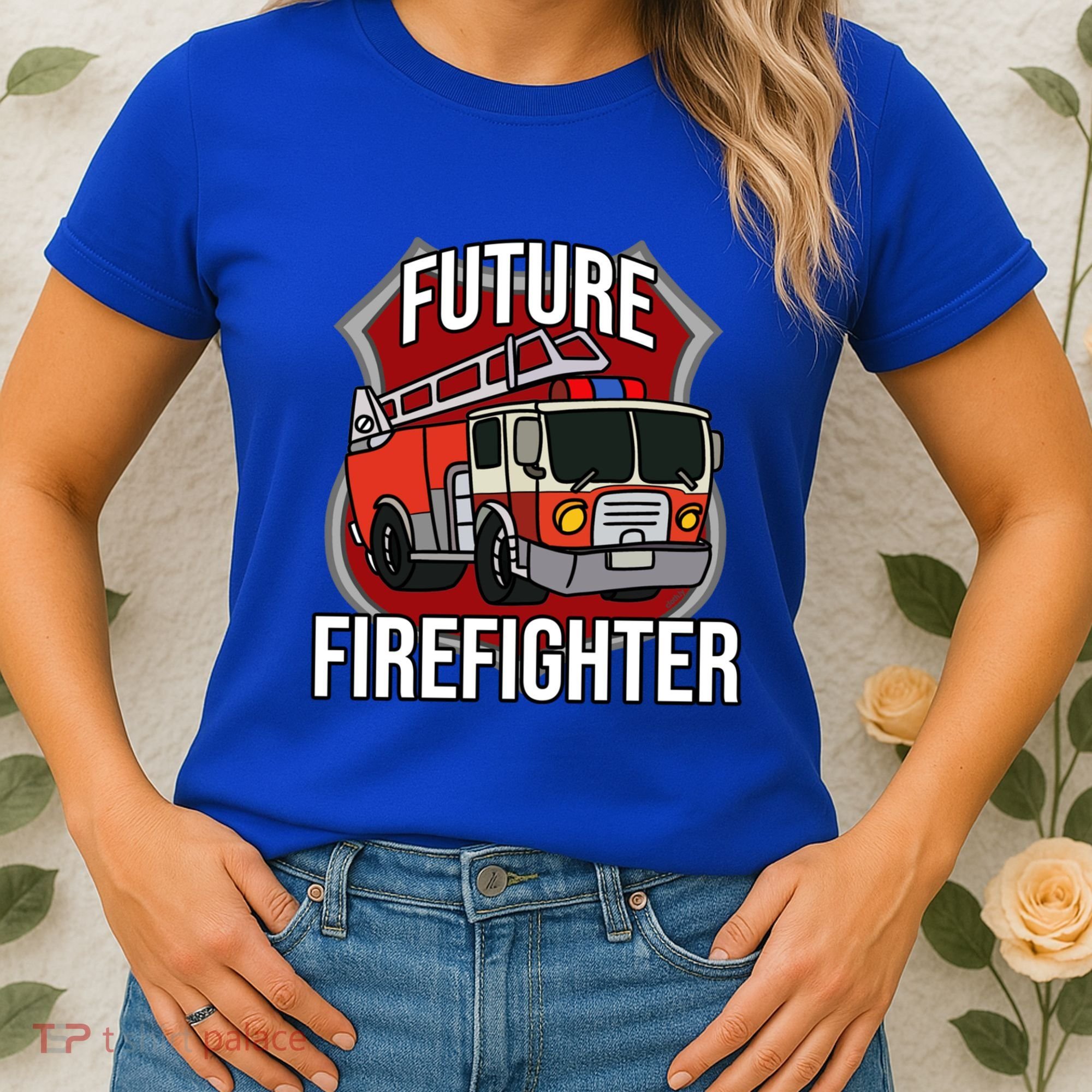 Future Firefighter Fire Fire Truck Car Gift Women's T-Shirt
