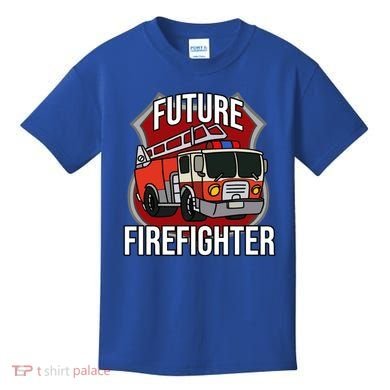 Future Firefighter Fire Fire Truck Car Gift Kids T-Shirt