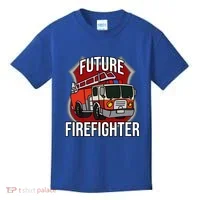 Future Firefighter Fire Fire Truck Car Gift Kids T-Shirt thumb 0