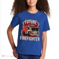 Future Firefighter Fire Fire Truck Car Gift Kids T-Shirt thumb 2