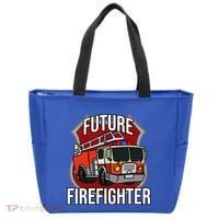 Future Firefighter Fire Fire Truck Car Gift Tote Bag thumb 0