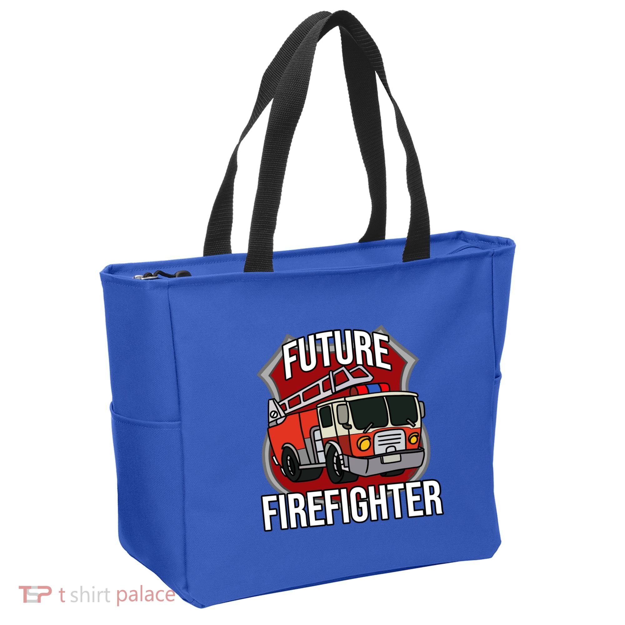 Future Firefighter Fire Fire Truck Car Gift Tote Bag