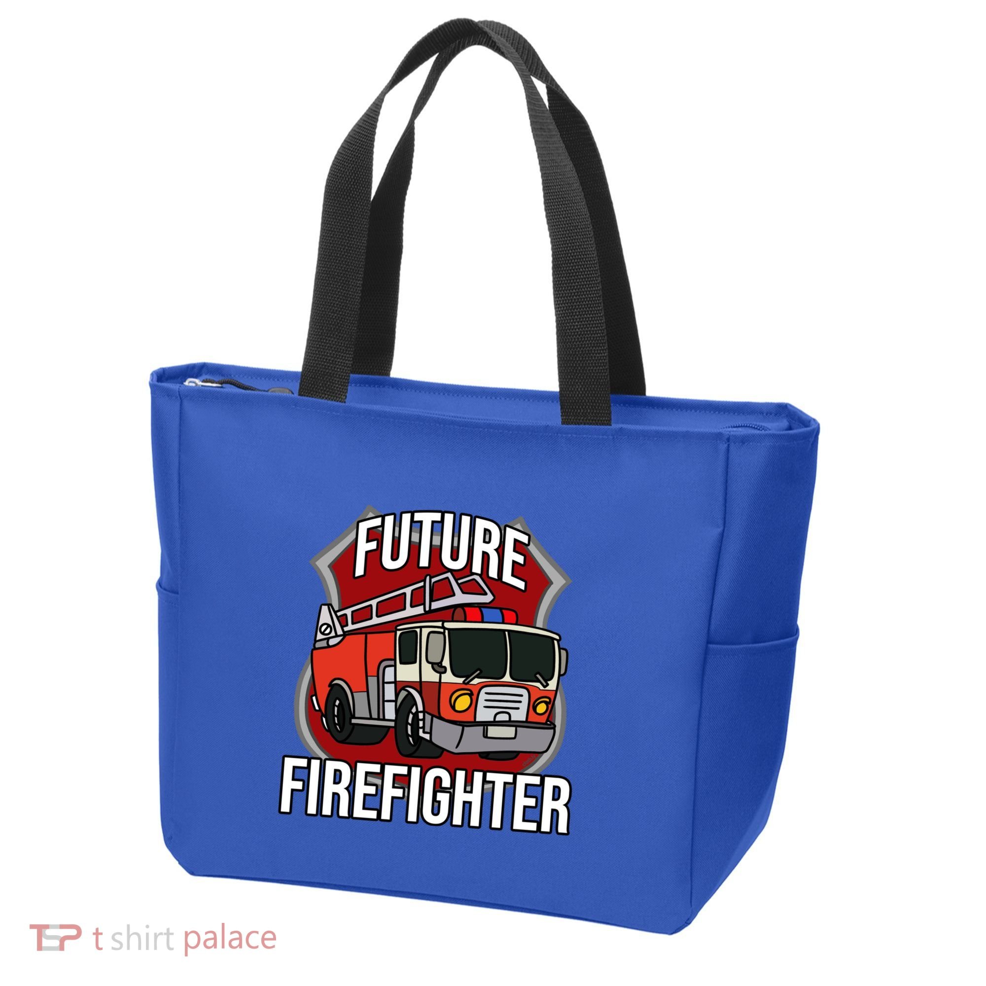 Future Firefighter Fire Fire Truck Car Gift Tote Bag