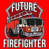 Future Firefighter Fire Fire Truck Car Gift Santa Hat thumb 1