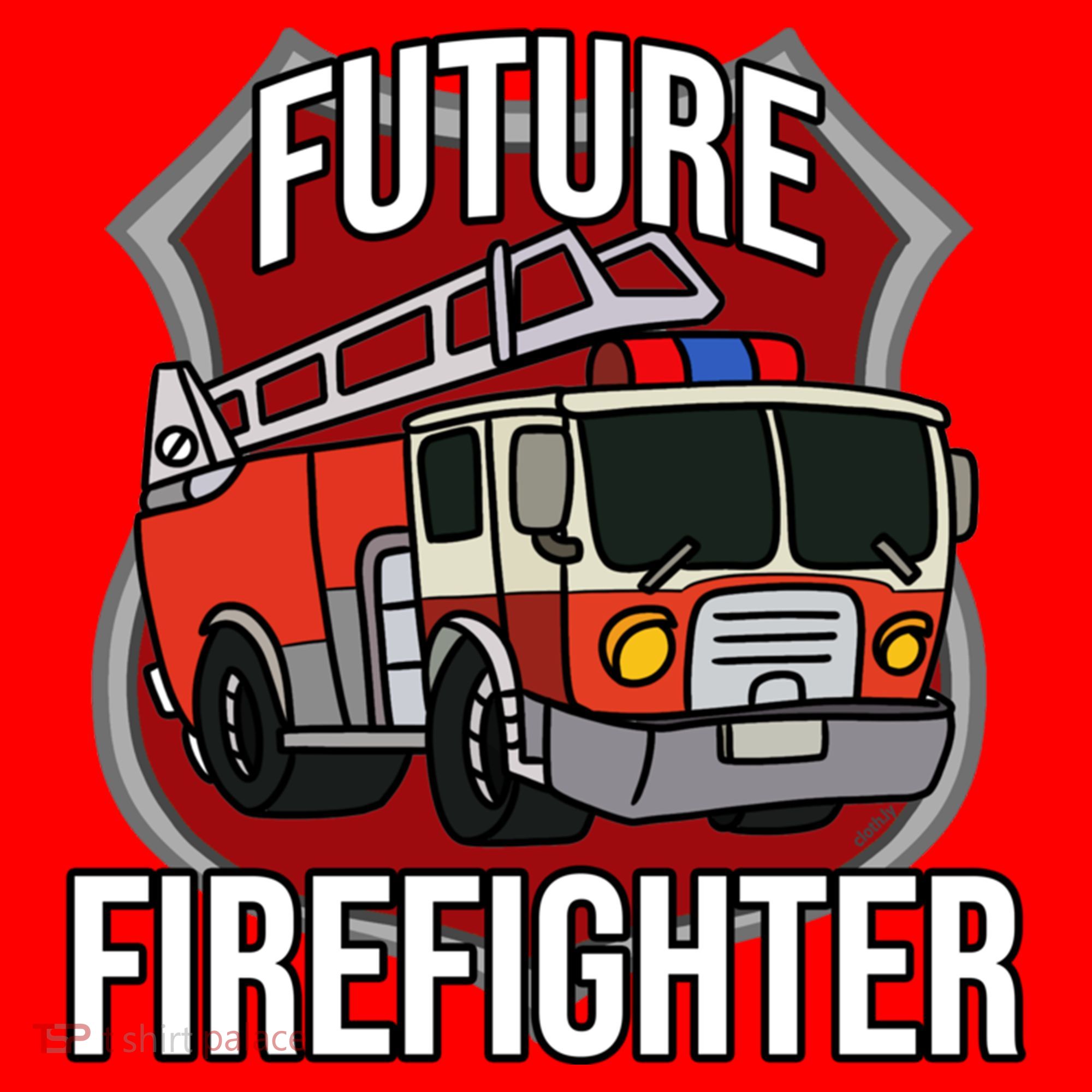 Future Firefighter Fire Fire Truck Car Gift Santa Hat