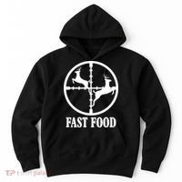 Fast Food Funny Deer Hunting Season Hoodie thumb 0