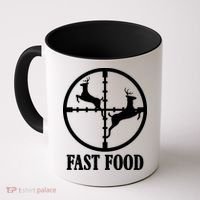 Fast Food Funny Deer Hunting Season Coffee Mug thumb 0
