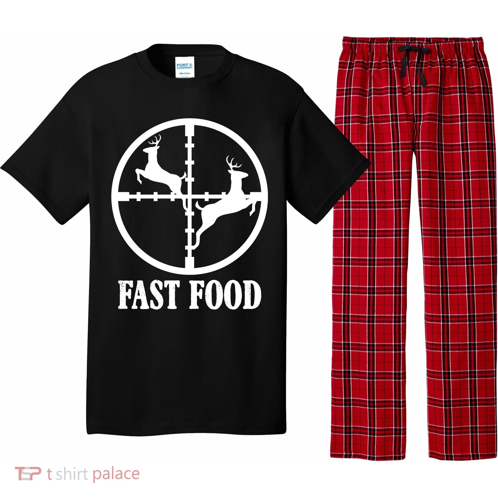 Fast Food Funny Deer Hunting Season Pajama Set