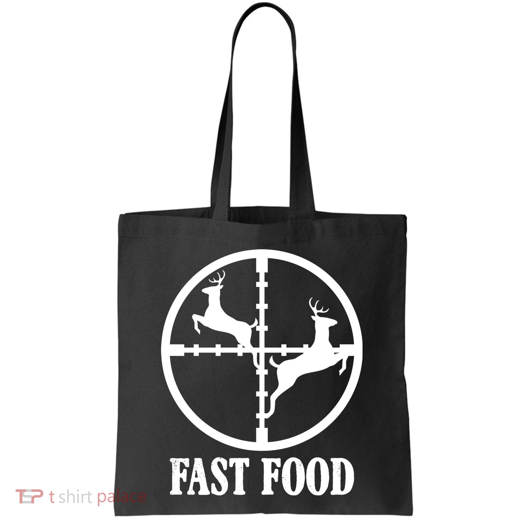 Fast Food Funny Deer Hunting Season Tote Bag