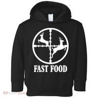 Fast Food Funny Deer Hunting Season Toddler Hoodie thumb 0