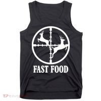 Fast Food Funny Deer Hunting Season Tank Top thumb 0