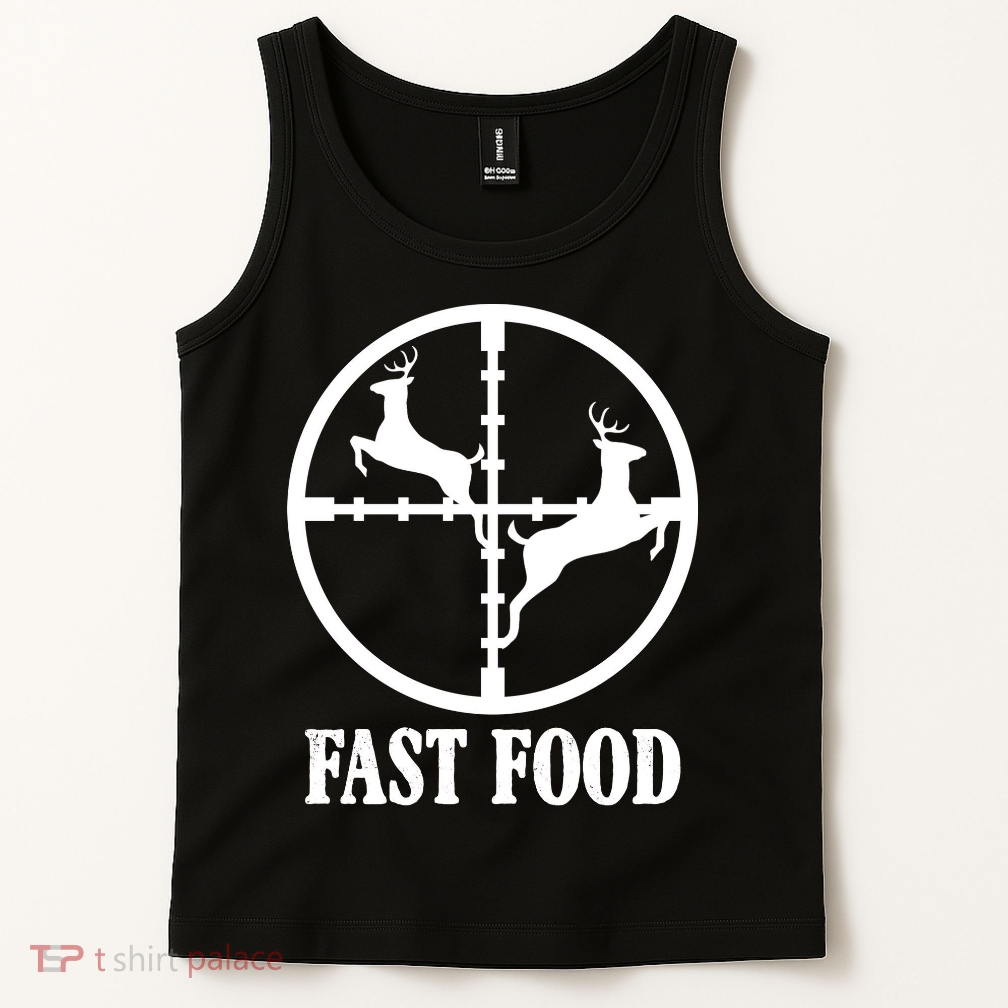 Fast Food Funny Deer Hunting Season Tank Top