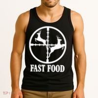 Fast Food Funny Deer Hunting Season Tank Top thumb 3
