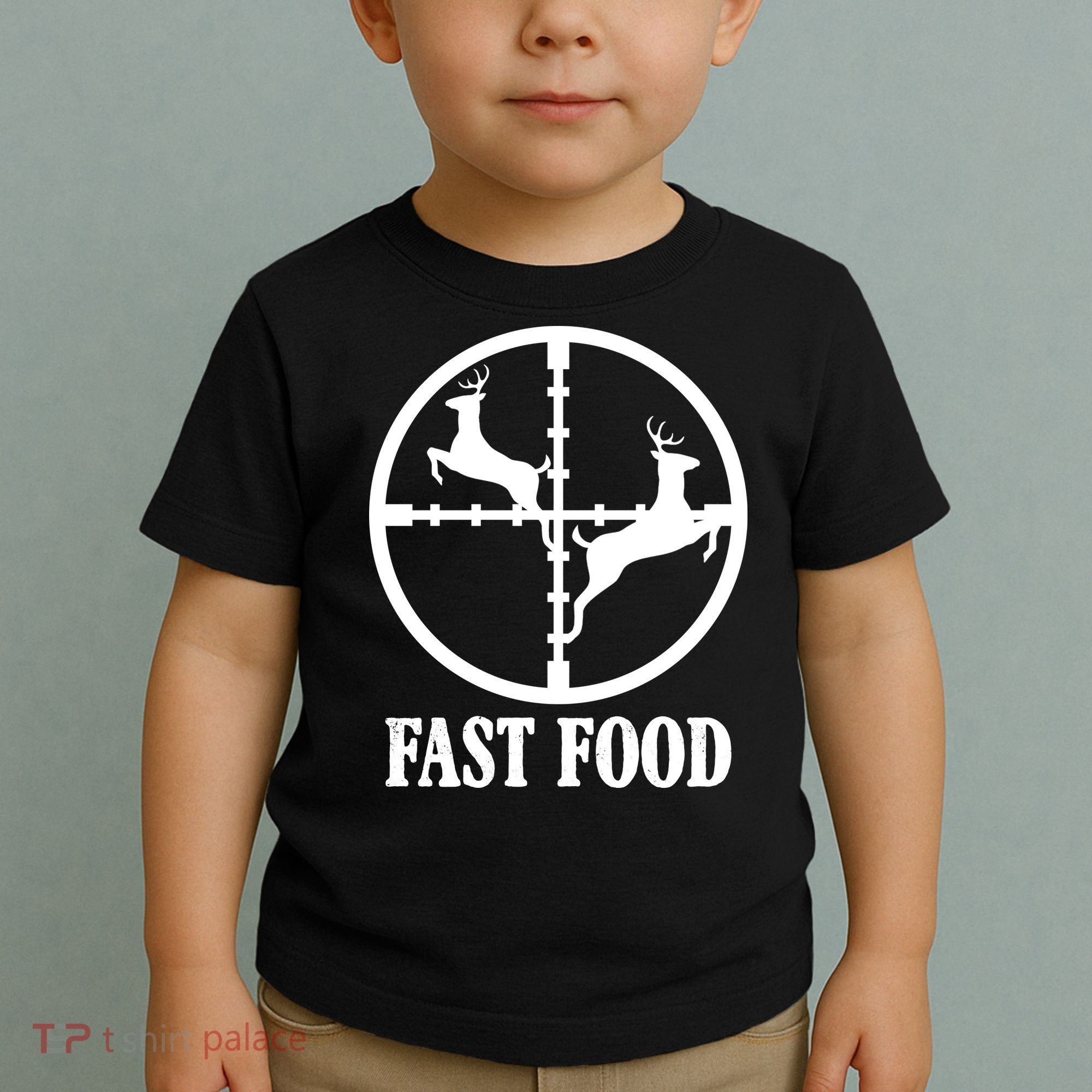 Fast Food Funny Deer Hunting Season Toddler T-Shirt