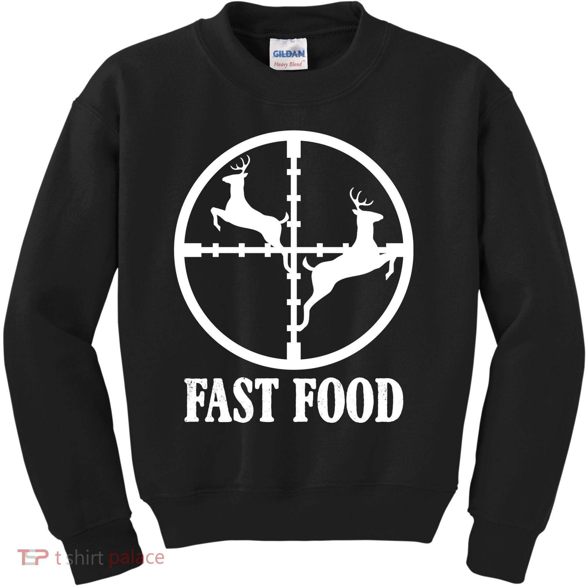 Fast Food Funny Deer Hunting Season Kids Sweatshirt